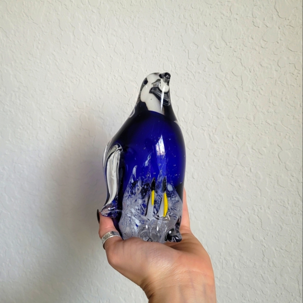 Art Glass Emperor Penguin